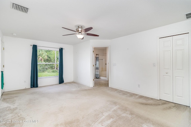 3220 Lowry Blvd SE, Palm Bay, FL 32909 - empty room featuring a ceiling fan, carpet, and baseboards