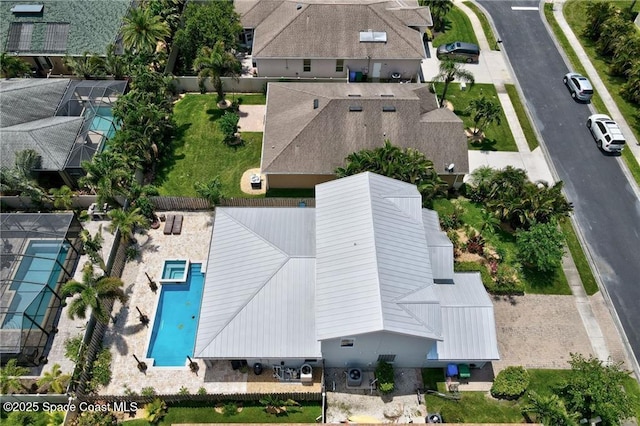 121 Amherst Ln, Sebastian, FL 32958 - aerial view of residential area with a pool