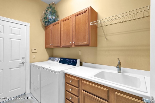 5209 Eleuthra Cir, Vero Beach, FL 32967 - washroom with cabinet space and independent washer and dryer