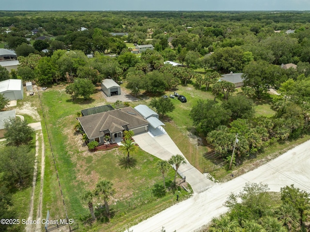 4725 Papaya St, Cocoa, FL 32926 - view of subject property featuring a forest