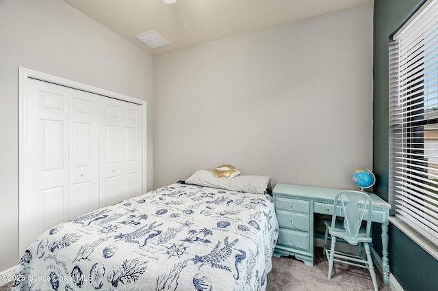 4725 Papaya St, Cocoa, FL 32926 - carpeted bedroom featuring a closet, an office area, and baseboards