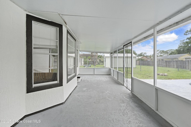 822 Lamplighter Dr NW, Palm Bay, FL 32907 - view of unfurnished sunroom