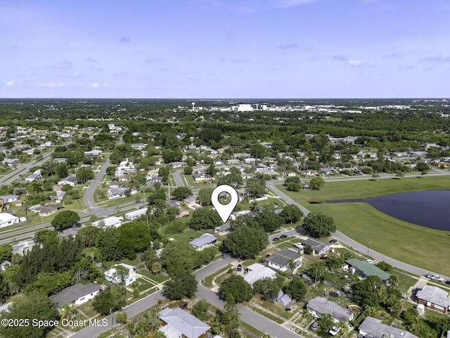 1148 Indrio Ln NE, Palm Bay, FL 32905 - aerial overview of property's location featuring nearby suburban area and a nearby body of water