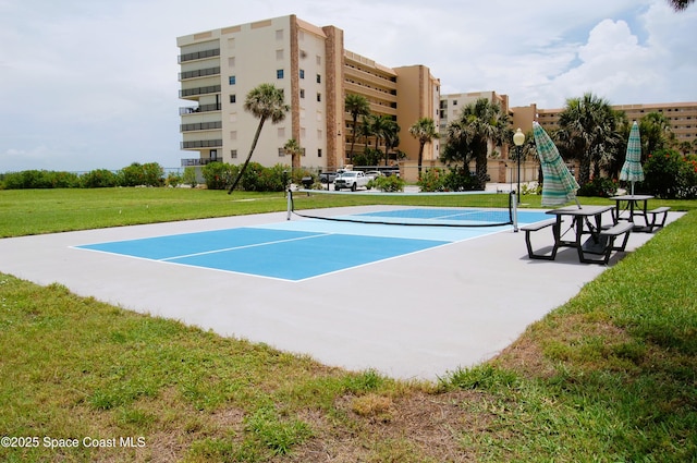 2020 N Atlantic Ave Unit 508-N, Cocoa Beach, FL 32931 - view of property's community featuring a tennis court