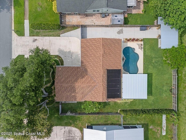 609 Tallwood Cir, Melbourne, FL 32904 - aerial view of a pool