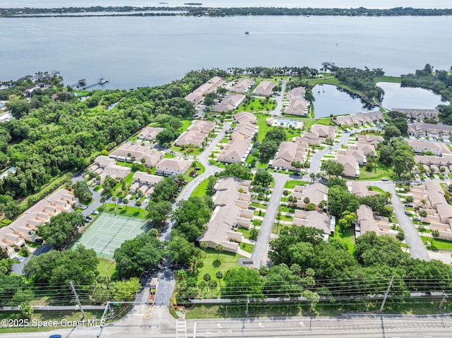 109 Plover Ln Unit 4-35, Rockledge, FL 32955 - aerial view of residential area featuring a nearby body of water