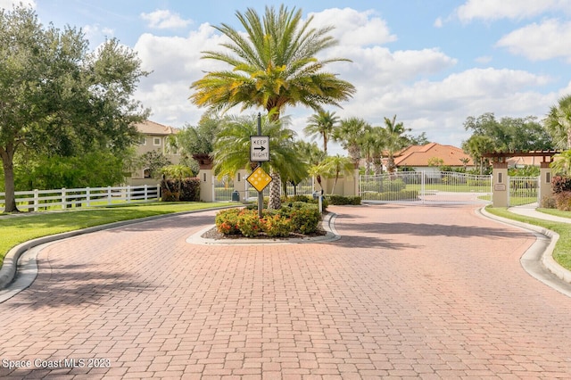 5145 Limousin Ct, Rockledge, FL 32955 - view of property's community with a gate
