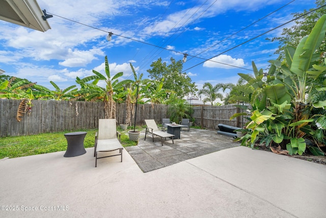 1941 Dawn Dr, Melbourne, FL 32935 - fenced backyard with a patio area