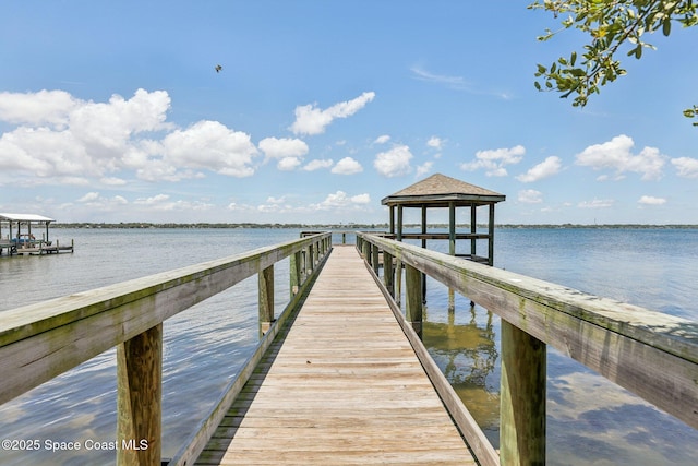 1025 Aranceto Cir, Merritt Island, FL 32952 - dock with a water view