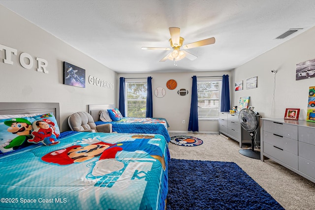 4236 Pondapple Dr, Titusville, FL 32796 - carpeted bedroom featuring ceiling fan and baseboards
