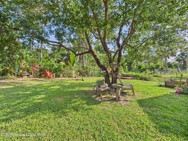 187 S Wimbrow Dr, Sebastian, FL 32958 - view of yard featuring a garden