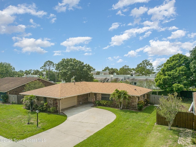 3137 Village Park Dr, Melbourne, FL 32934 - single story home featuring a garage and concrete driveway