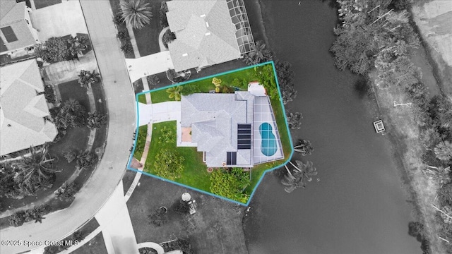 990 Harbor Pines Dr, Merritt Island, FL 32952 - aerial overview of property's location with property boundaries highlighted