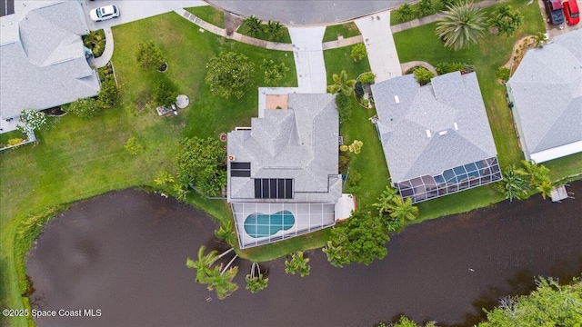 990 Harbor Pines Dr, Merritt Island, FL 32952 - drone / aerial view of a nearby body of water
