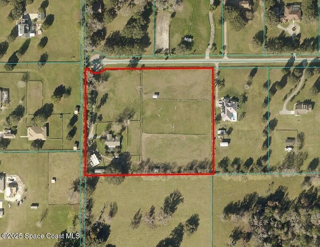 750 SW 91st Pl, Ocala, FL 34476 - aerial overview of property's location with property boundaries highlighted