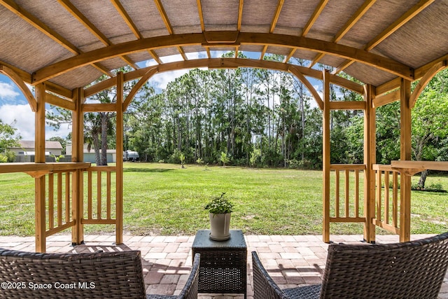4027 Secretariat Ln, Malabar, FL 32950 - view of patio featuring view of scattered trees