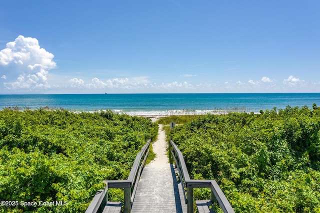 3170 N Atlantic Ave Unit 407, Cocoa Beach, FL 32931 - water view with nearby beach
