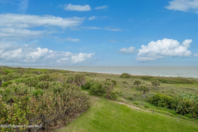 3170 N Atlantic Ave Unit 407, Cocoa Beach, FL 32931 - view of yard featuring a water view