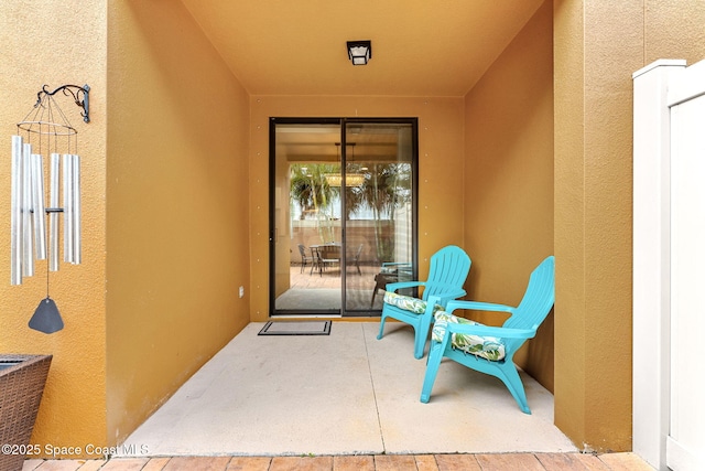1415 Lara Cir Unit 105, Rockledge, FL 32955 - view of exterior entry with stucco siding