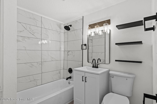 2295 Wood St, Melbourne, FL 32904 - full bathroom with  shower combination, vanity, and toilet