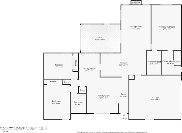 740 Hunan St NE, Palm Bay, FL 32907 - view of home floor plan