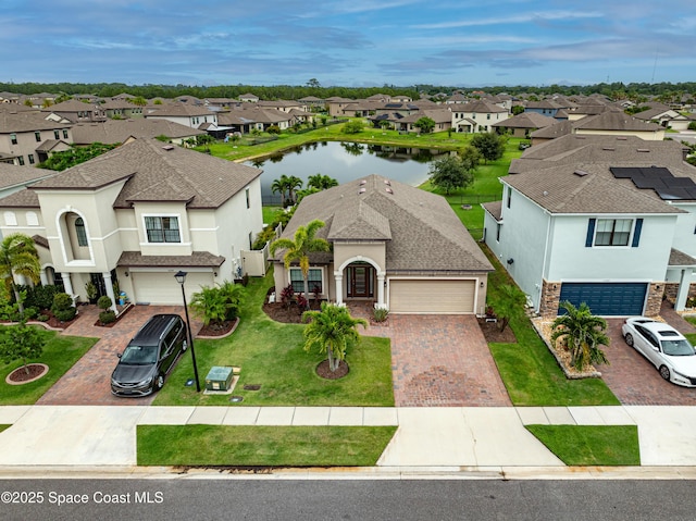 4299 Alligator Flag Cir, West Melbourne, FL 32904 - aerial perspective of suburban area with a nearby body of water