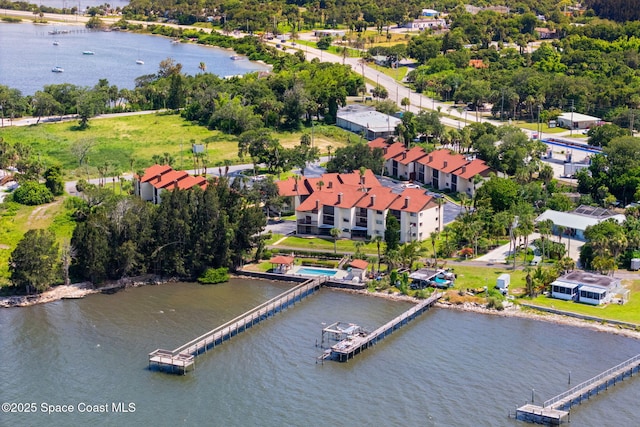 2915 Kirkland Rd NE, Palm Bay, FL 32905 - bird's eye view of a large body of water