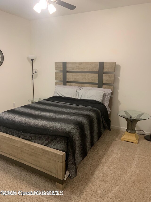 4529 Vermillion Dunes Ln, Melbourne, FL 32904 - bedroom featuring carpet flooring and a ceiling fan