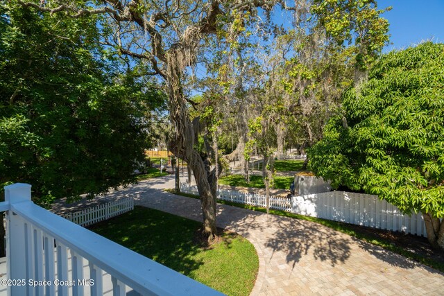 1248 Highland Ave, Melbourne, FL 32935 - view of fenced front yard
