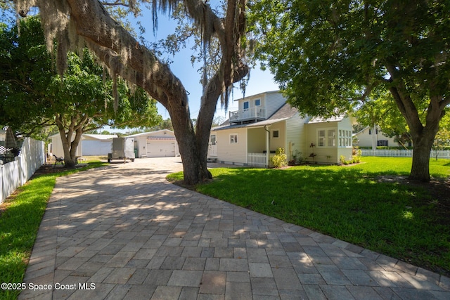 1248 Highland Ave, Melbourne, FL 32935 - view of front of house with decorative driveway
