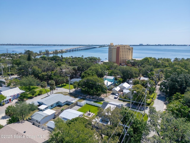 1248 Highland Ave, Melbourne, FL 32935 - aerial view of a notable bridge and a large body of water