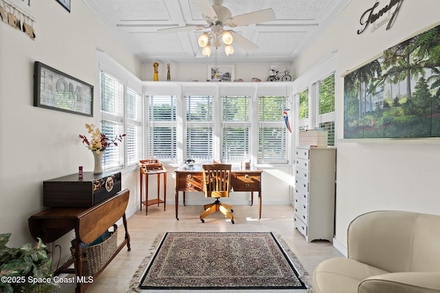 1248 Highland Ave, Melbourne, FL 32935 - sunroom with healthy amount of natural light and baseboards