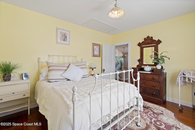 1248 Highland Ave, Melbourne, FL 32935 - bedroom featuring wood finished floors and baseboards