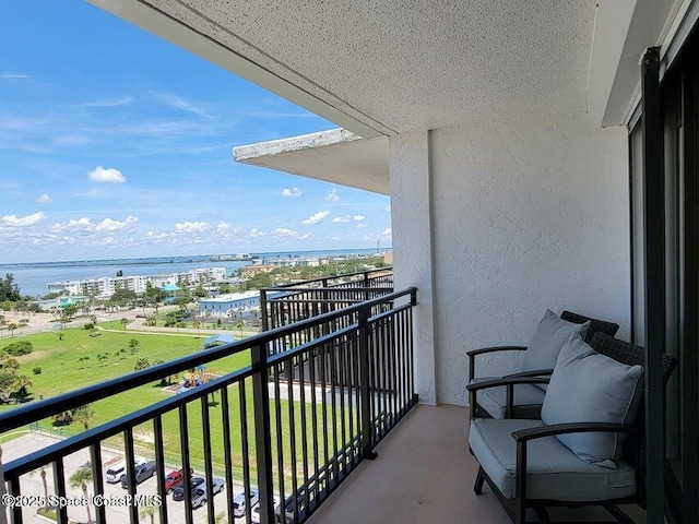 2100 N Atlantic Ave Unit 1207, Cocoa Beach, FL 32931 - balcony with a water view