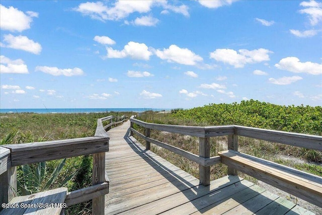 2100 N Atlantic Ave Unit 1207, Cocoa Beach, FL 32931 - view of community with view of water and beach