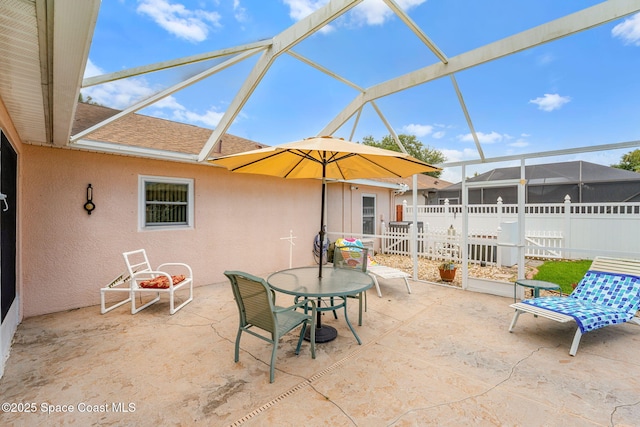 775 Triple Crown Ln, Melbourne, FL 32904 - view of patio with a lanai