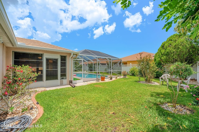 775 Triple Crown Ln, Melbourne, FL 32904 - view of yard with glass enclosure