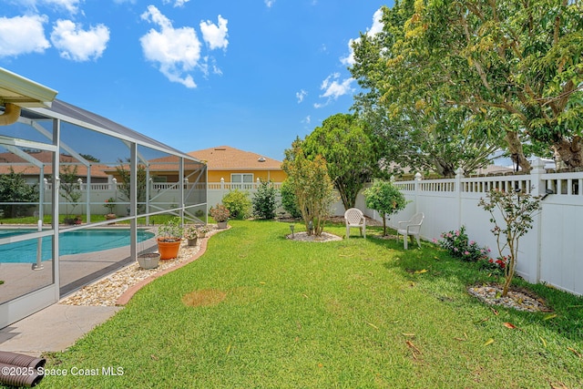 775 Triple Crown Ln, Melbourne, FL 32904 - view of yard with glass enclosure