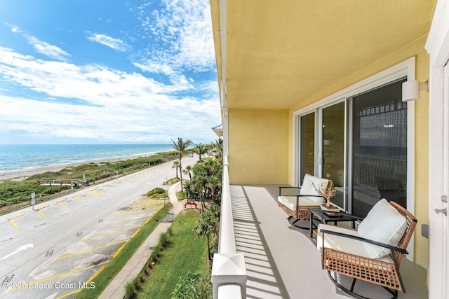 505 S Miramar Ave Unit 2403, Indialantic, FL 32903 - balcony with view of water and beach