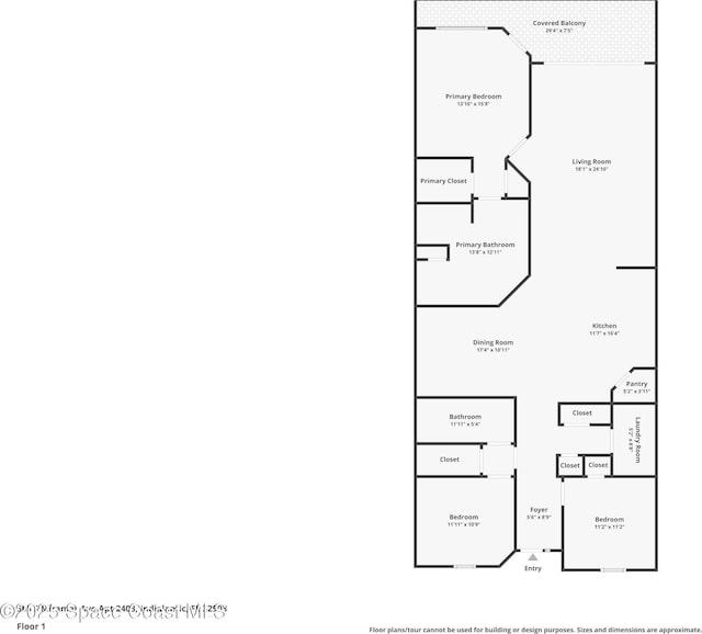 505 S Miramar Ave Unit 2403, Indialantic, FL 32903 - floor plan / room layout