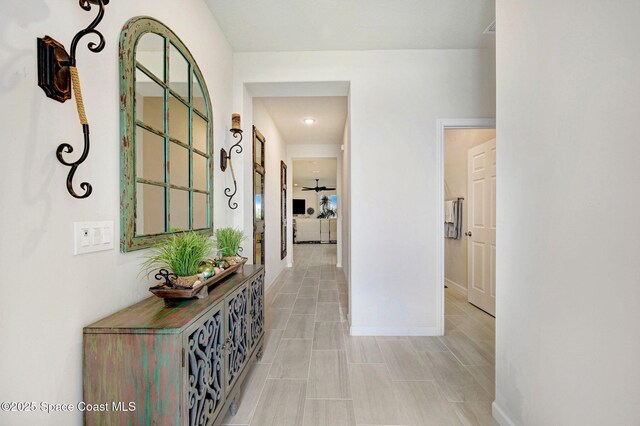 2365 Roygaris St NW, Palm Bay, FL 32907 - hall featuring baseboards