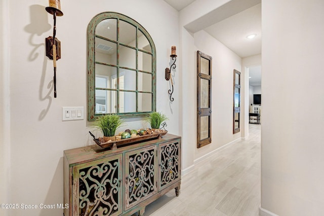 2365 Roygaris St NW, Palm Bay, FL 32907 - hall featuring baseboards