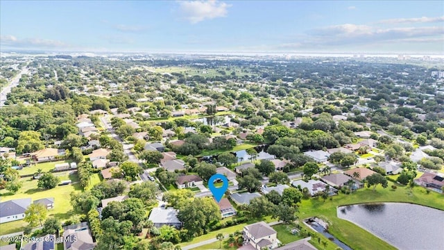 1090 Spring Oak Dr, Melbourne, FL 32901 - aerial view of residential area with a nearby body of water
