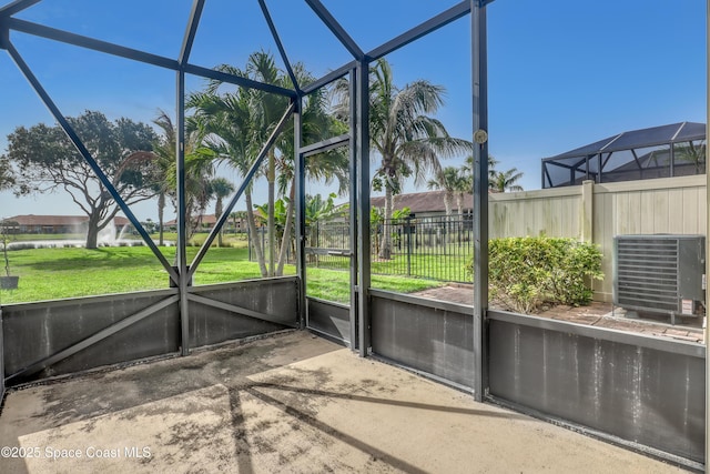 681 Ventura Dr, Satellite Beach, FL 32937 - view of unfurnished sunroom
