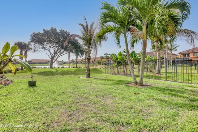 681 Ventura Dr, Satellite Beach, FL 32937 - view of yard featuring a water view