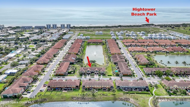 681 Ventura Dr, Satellite Beach, FL 32937 - aerial overview of property's location featuring a large body of water and nearby suburban area