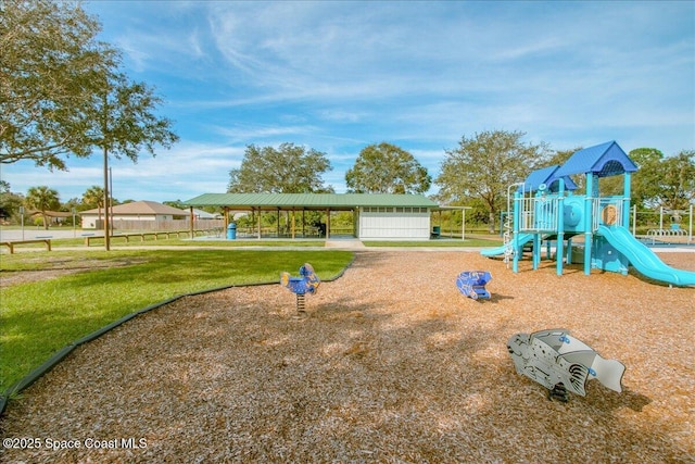 817 Seven Gables Cir SE, Palm Bay, FL 32909 - community jungle gym with a gazebo and a lawn