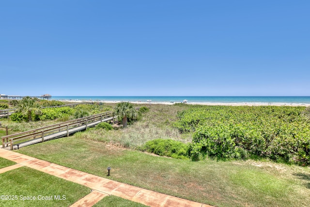 5050 Ocean Beach Blvd Unit 309, Cocoa Beach, FL 32931 - water view featuring local beach