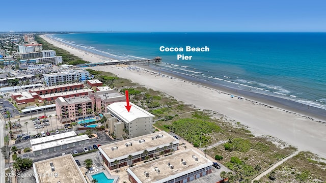 5050 Ocean Beach Blvd Unit 309, Cocoa Beach, FL 32931 - bird's eye view of expansive beach
