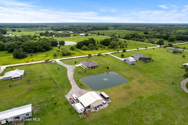 6435 Dixie Way, Mims, FL 32754 - aerial view of sparsely populated area with a nearby body of water